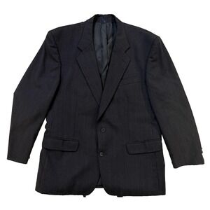 Thomas Churchill‎ Blazer Mens 43 Regular Wool Pinstripe Sport Coat Suit Jacket